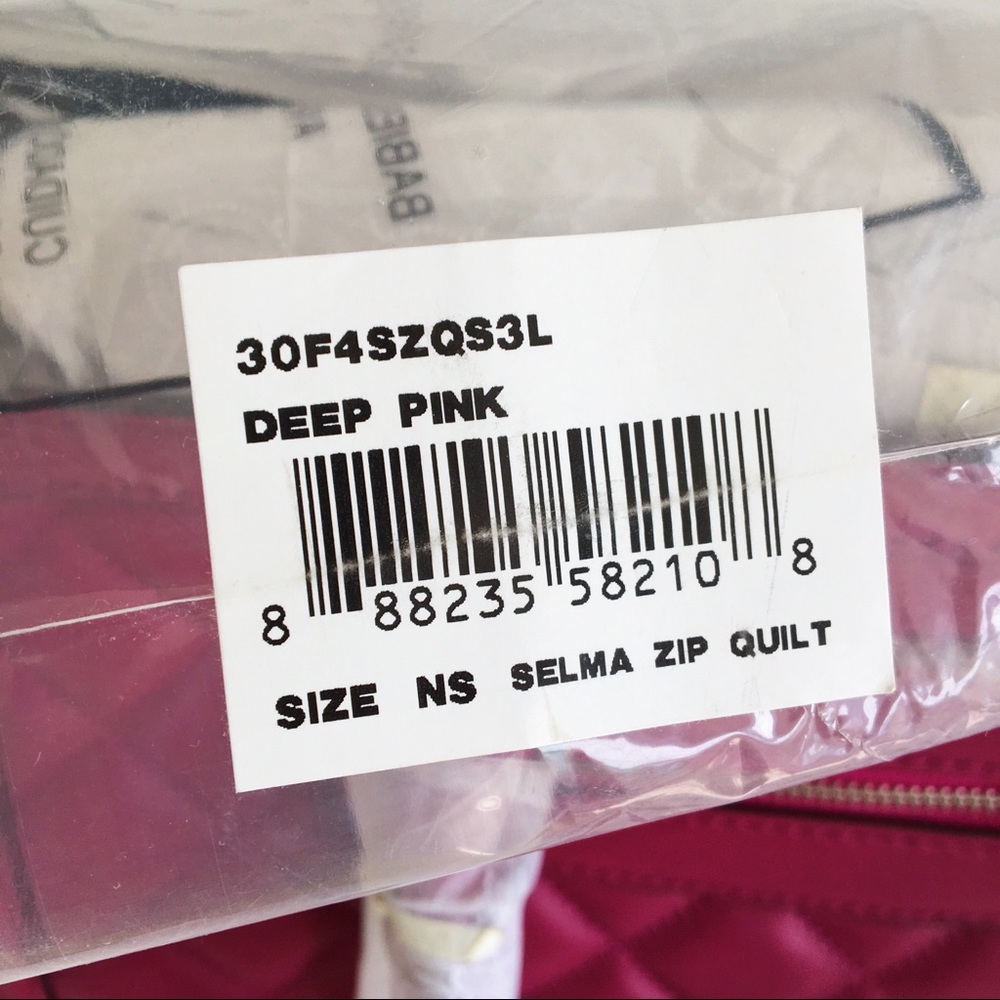 MICHAEL KORS Selma Zip Quilt Satchel Deep Pink - Picture 13 of 14